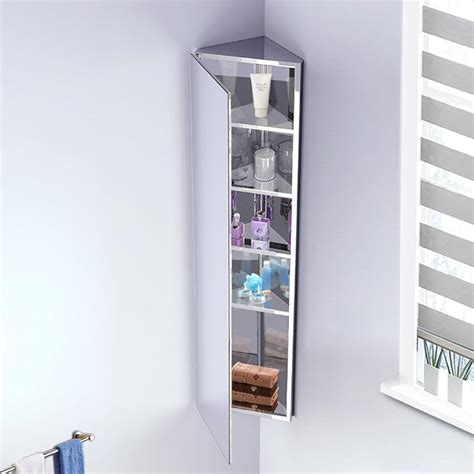 stainless steel bathroom corner cabinet|stainless steel bathroom corner cabinets.